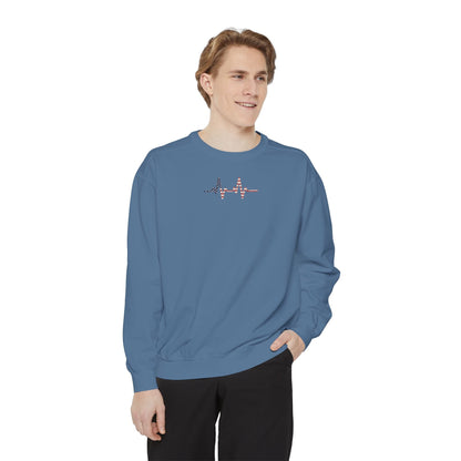Heartbeat Unisex Sweatshirt, Cozy Apparel, Gift for Nurses, Relaxed Fit, Casual Hoodie, Festival Wear, Everyday Comfort - TINMICO