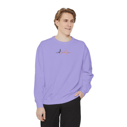 Heartbeat Unisex Sweatshirt, Cozy Apparel, Gift for Nurses, Relaxed Fit, Casual Hoodie, Festival Wear, Everyday Comfort - TINMICO