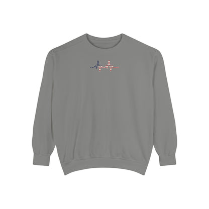 Heartbeat Unisex Sweatshirt, Cozy Apparel, Gift for Nurses, Relaxed Fit, Casual Hoodie, Festival Wear, Everyday Comfort - TINMICO