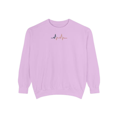 Heartbeat Unisex Sweatshirt, Cozy Apparel, Gift for Nurses, Relaxed Fit, Casual Hoodie, Festival Wear, Everyday Comfort - TINMICO