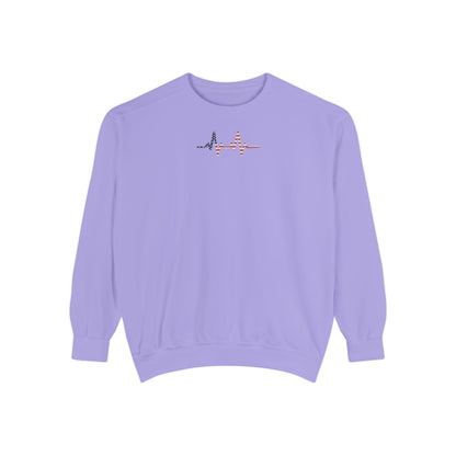 Heartbeat Unisex Sweatshirt, Cozy Apparel, Gift for Nurses, Relaxed Fit, Casual Hoodie, Festival Wear, Everyday Comfort - TINMICO