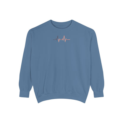 Heartbeat Unisex Sweatshirt, Cozy Apparel, Gift for Nurses, Relaxed Fit, Casual Hoodie, Festival Wear, Everyday Comfort - TINMICO
