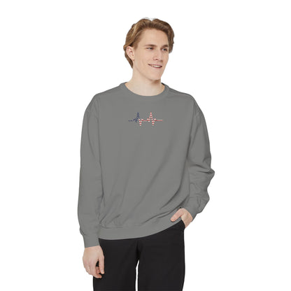 Heartbeat Unisex Sweatshirt, Cozy Apparel, Gift for Nurses, Relaxed Fit, Casual Hoodie, Festival Wear, Everyday Comfort - TINMICO