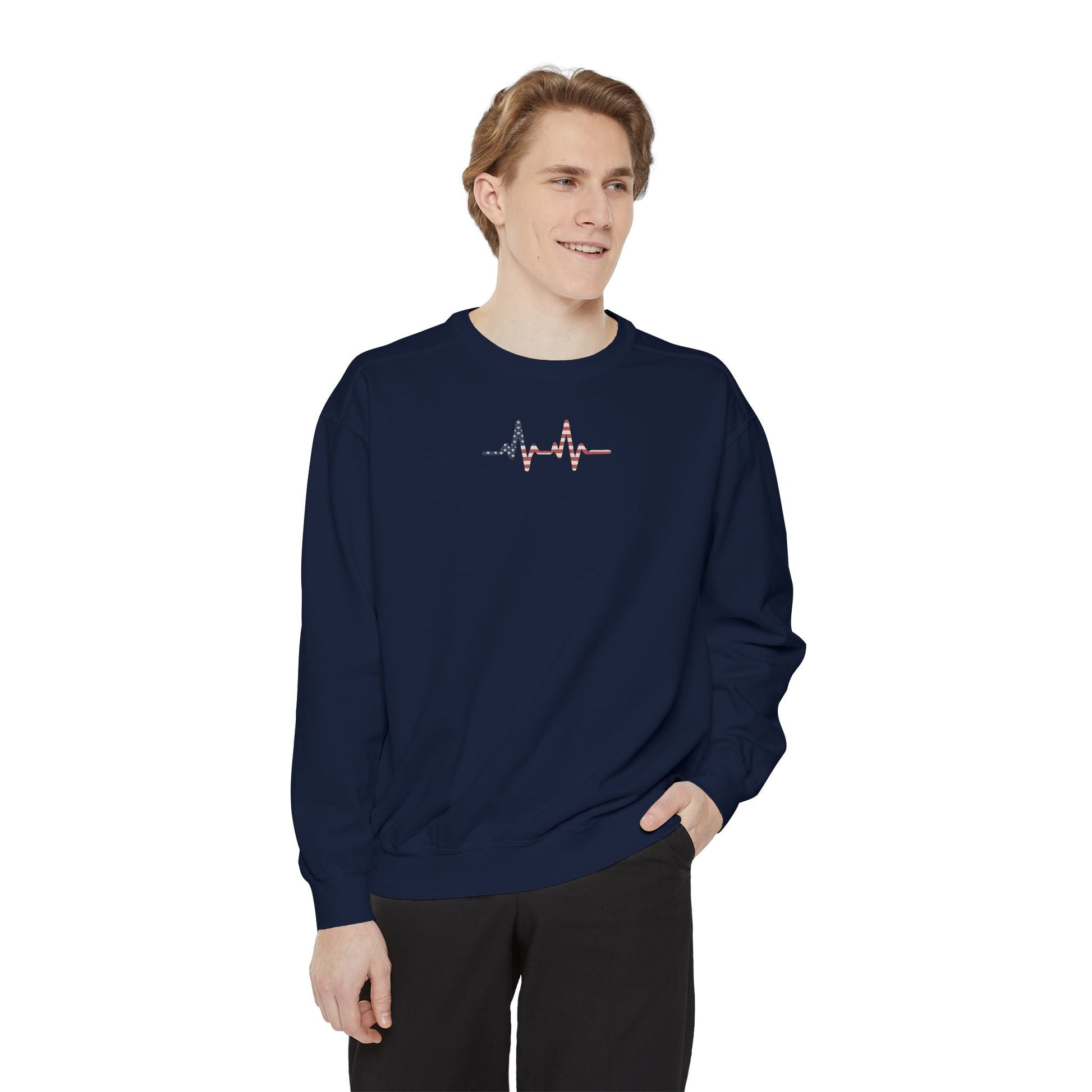 Heartbeat Unisex Sweatshirt, Cozy Apparel, Gift for Nurses, Relaxed Fit, Casual Hoodie, Festival Wear, Everyday Comfort - TINMICO