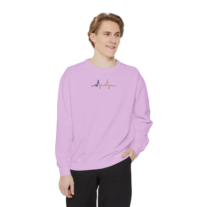 Heartbeat Unisex Sweatshirt, Cozy Apparel, Gift for Nurses, Relaxed Fit, Casual Hoodie, Festival Wear, Everyday Comfort - TINMICO