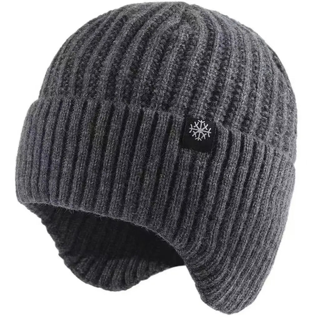Hip Hop Hat 1PCS Men's Autumn,Winter Fashion Versatile Warm Hat Acrylic Letter Embroidered Knitted Hat Comfortable | TINMICO - TINMICO
