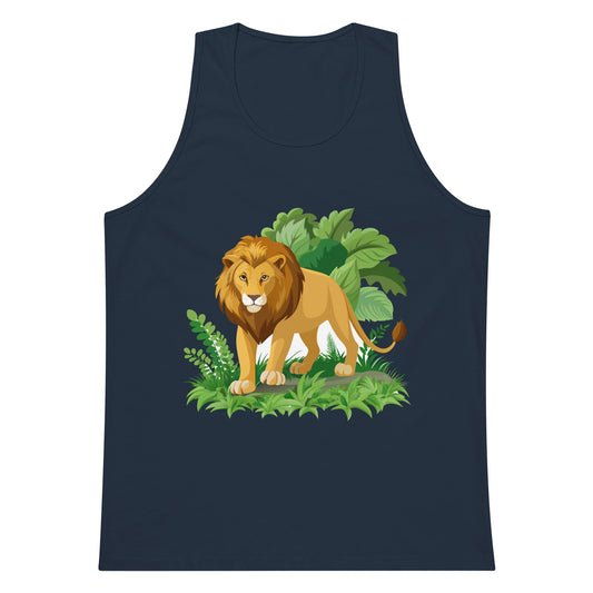 Lion King Men’s premium tank top Shirt | TINMICO - TINMICO