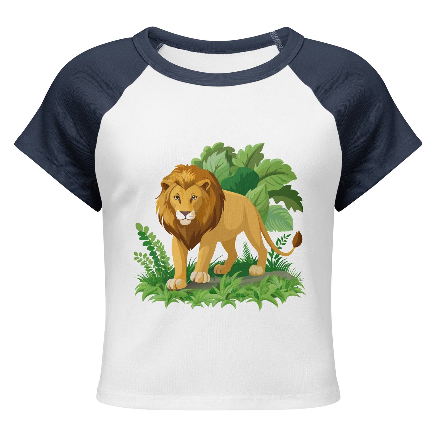 Lion King Women’s micro rib raglan baby tee - TINMICO