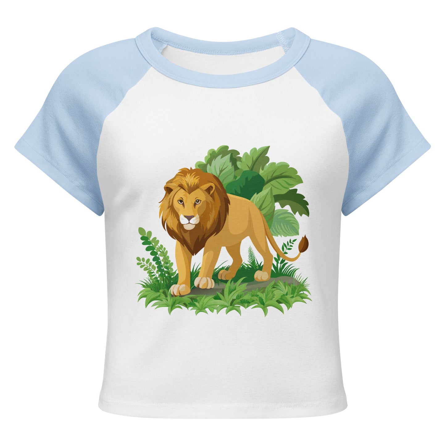 Lion King Women’s micro rib raglan baby tee - TINMICO