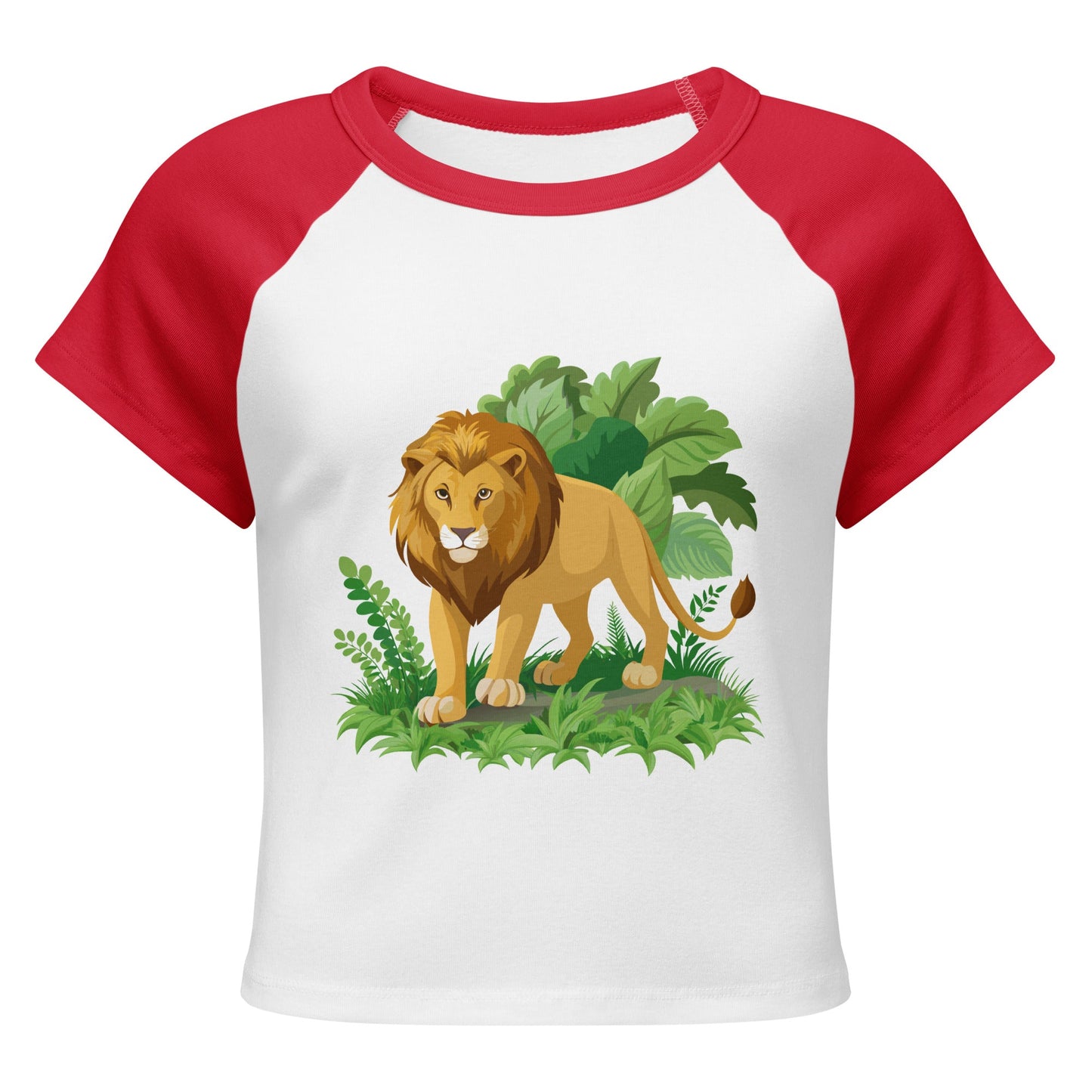 Lion King Women’s micro rib raglan baby tee - TINMICO