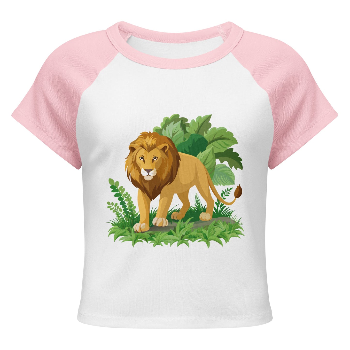 Lion King Women’s micro rib raglan baby tee - TINMICO