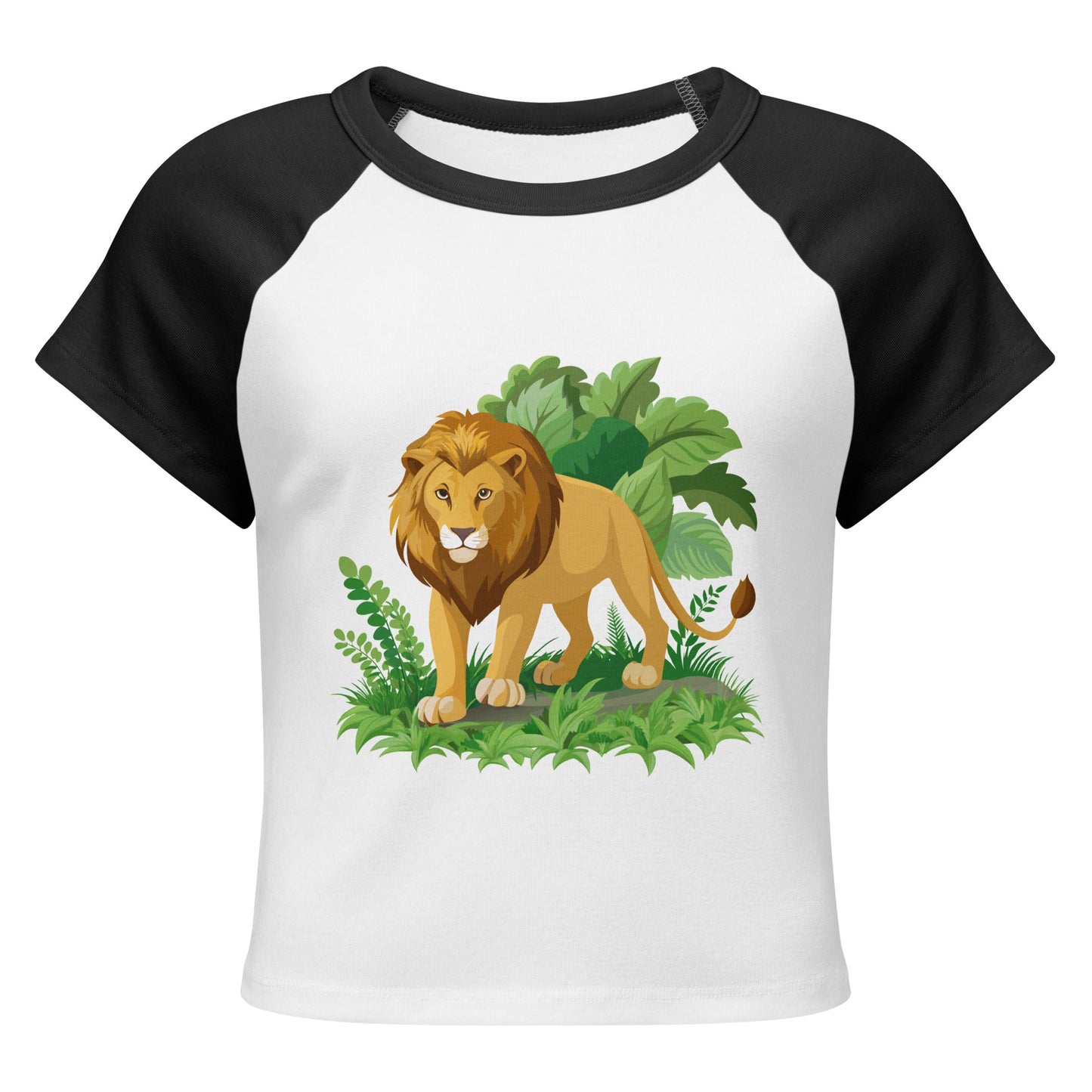 Lion King Women’s micro rib raglan baby tee - TINMICO