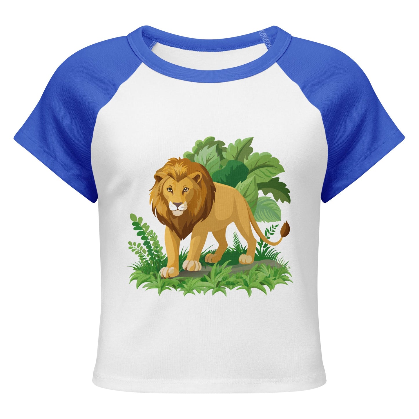 Lion King Women’s micro rib raglan baby tee - TINMICO