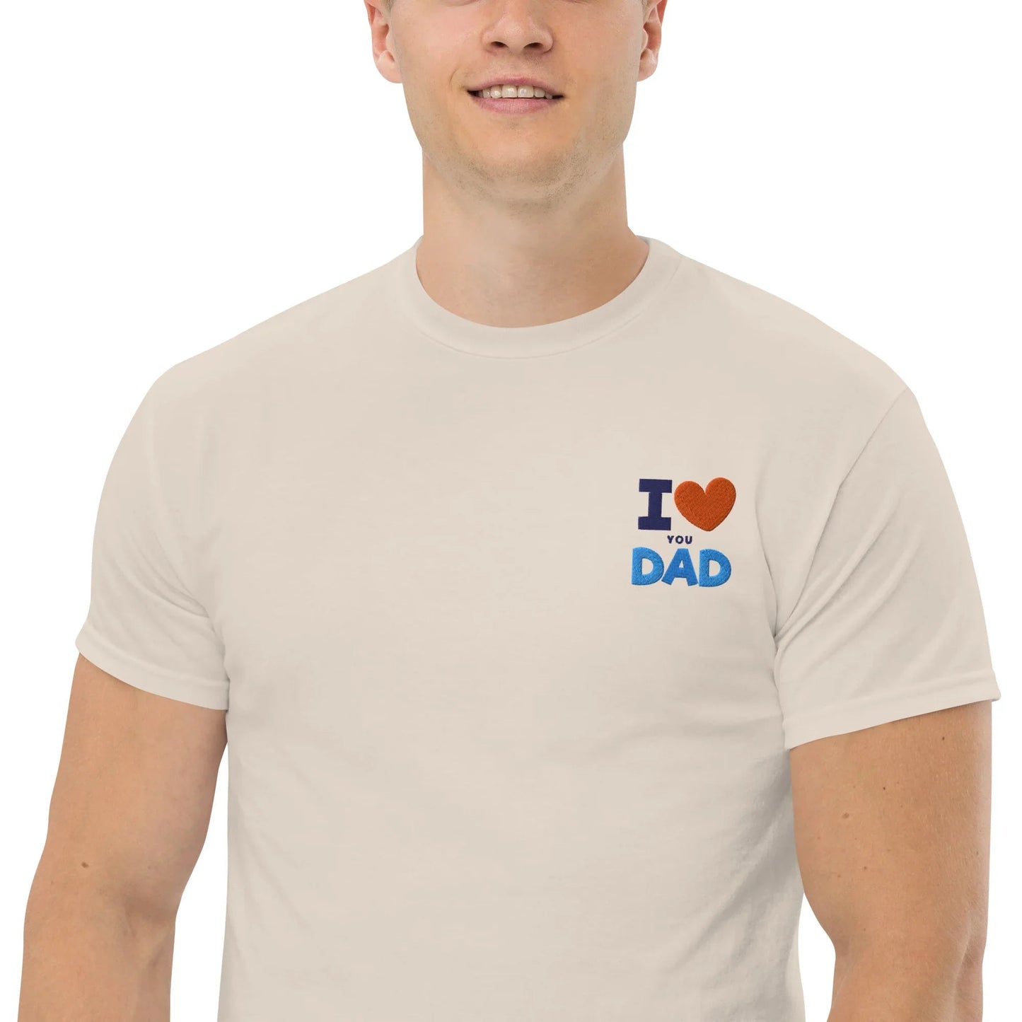 Love DAD T-Shirt,Unisex Classic Tee ,Classic Movies, Funny Movie, News Anchor, Funny Gift For Friend, Comedy, Funny Phrase, Gift For Him, Dad - TINMICO