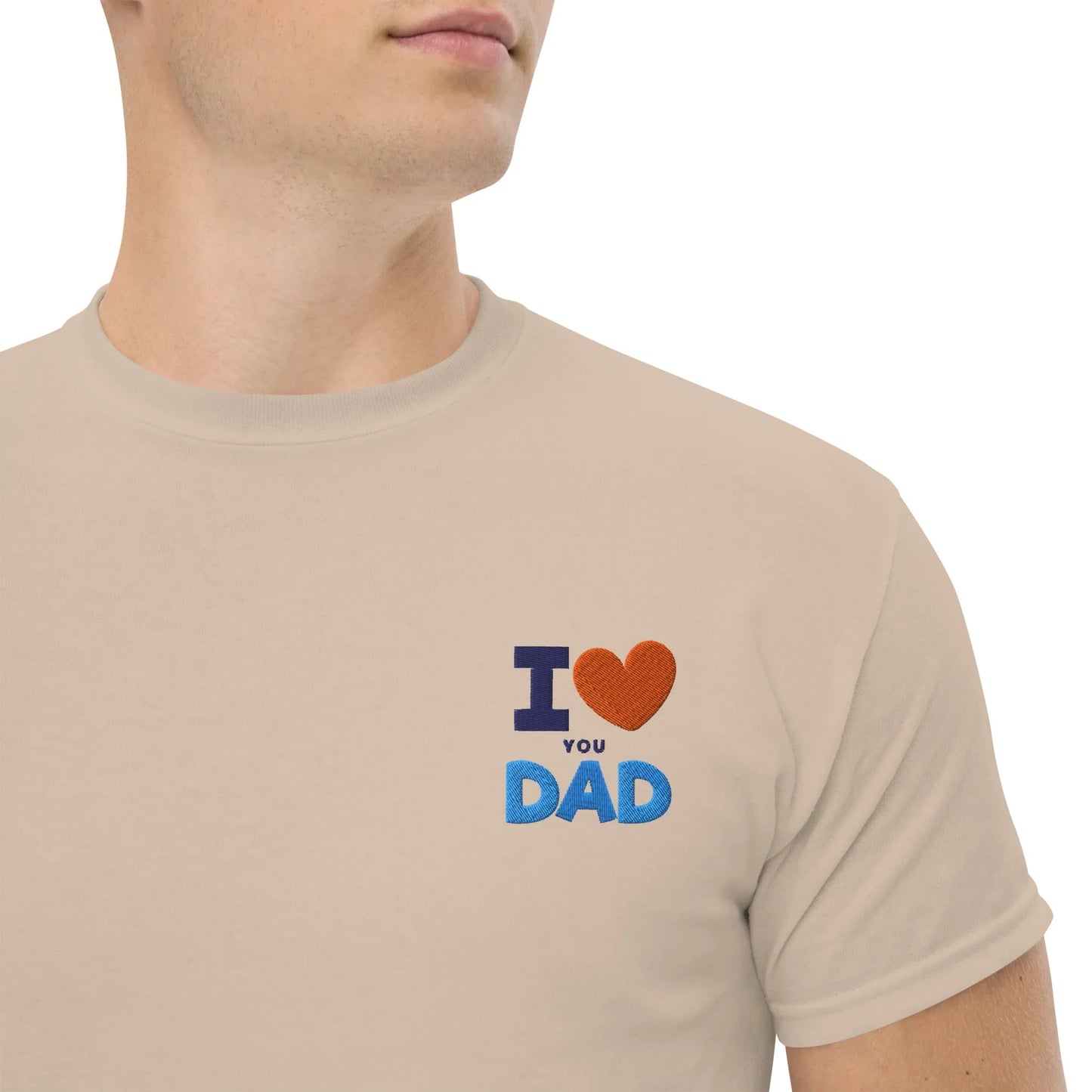 Love DAD T-Shirt,Unisex Classic Tee ,Classic Movies, Funny Movie, News Anchor, Funny Gift For Friend, Comedy, Funny Phrase, Gift For Him, Dad - TINMICO