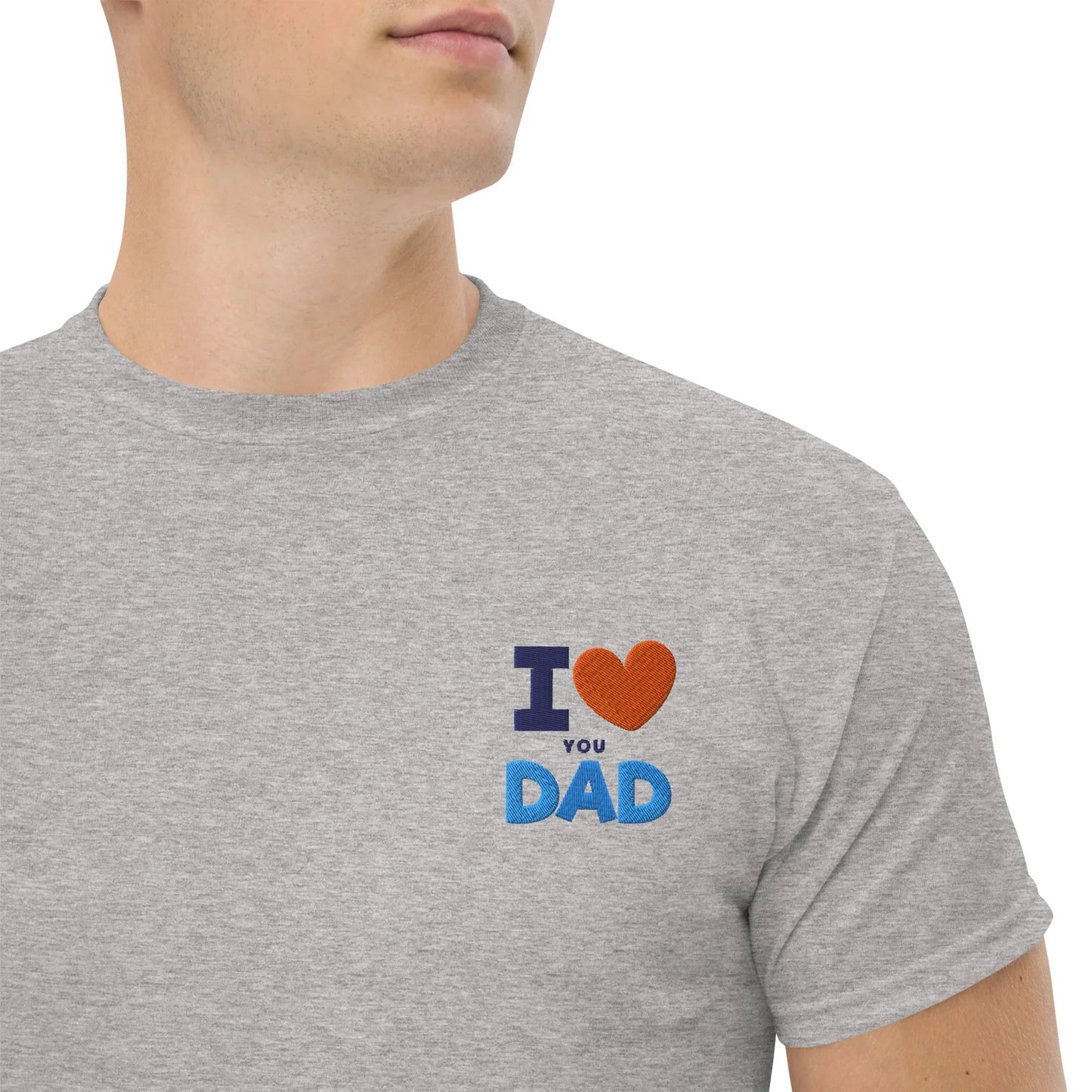 Love DAD T-Shirt,Unisex Classic Tee ,Classic Movies, Funny Movie, News Anchor, Funny Gift For Friend, Comedy, Funny Phrase, Gift For Him, Dad - TINMICO