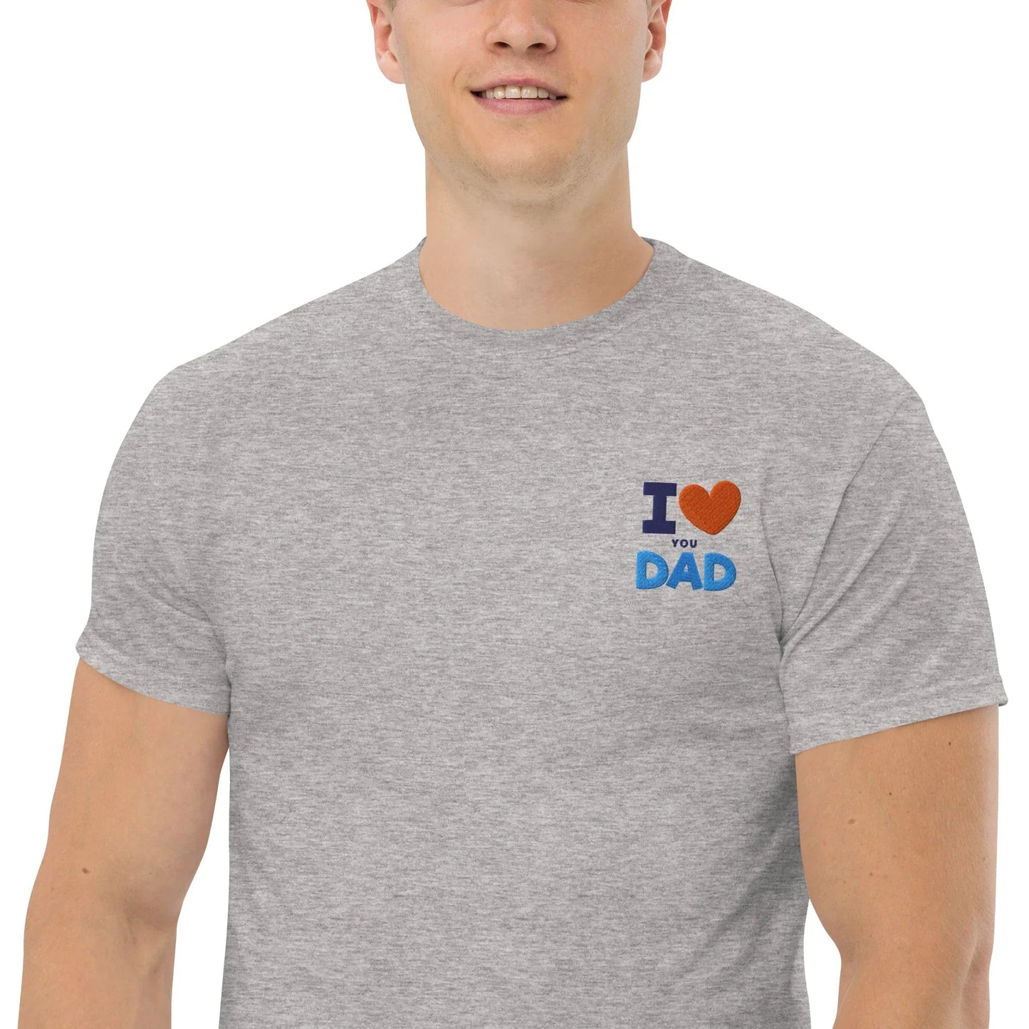 Love DAD T-Shirt,Unisex Classic Tee ,Classic Movies, Funny Movie, News Anchor, Funny Gift For Friend, Comedy, Funny Phrase, Gift For Him, Dad - TINMICO