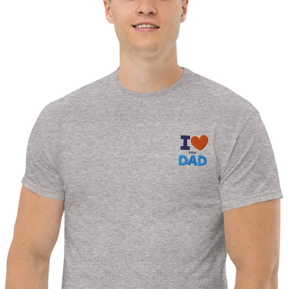 Love DAD T-Shirt,Unisex Classic Tee ,Classic Movies, Funny Movie, News Anchor, Funny Gift For Friend, Comedy, Funny Phrase, Gift For Him, Dad - TINMICO