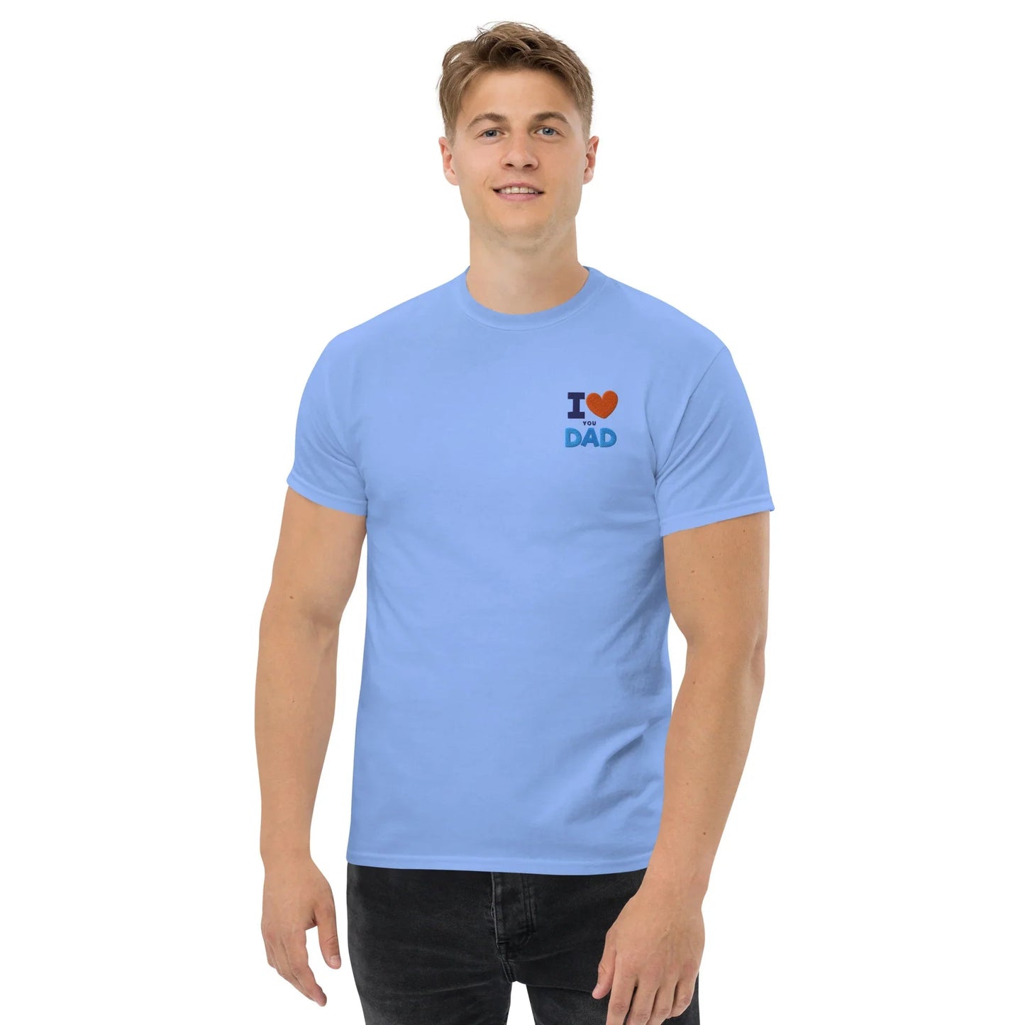 Love DAD T-Shirt,Unisex Classic Tee ,Classic Movies, Funny Movie, News Anchor, Funny Gift For Friend, Comedy, Funny Phrase, Gift For Him, Dad - TINMICO