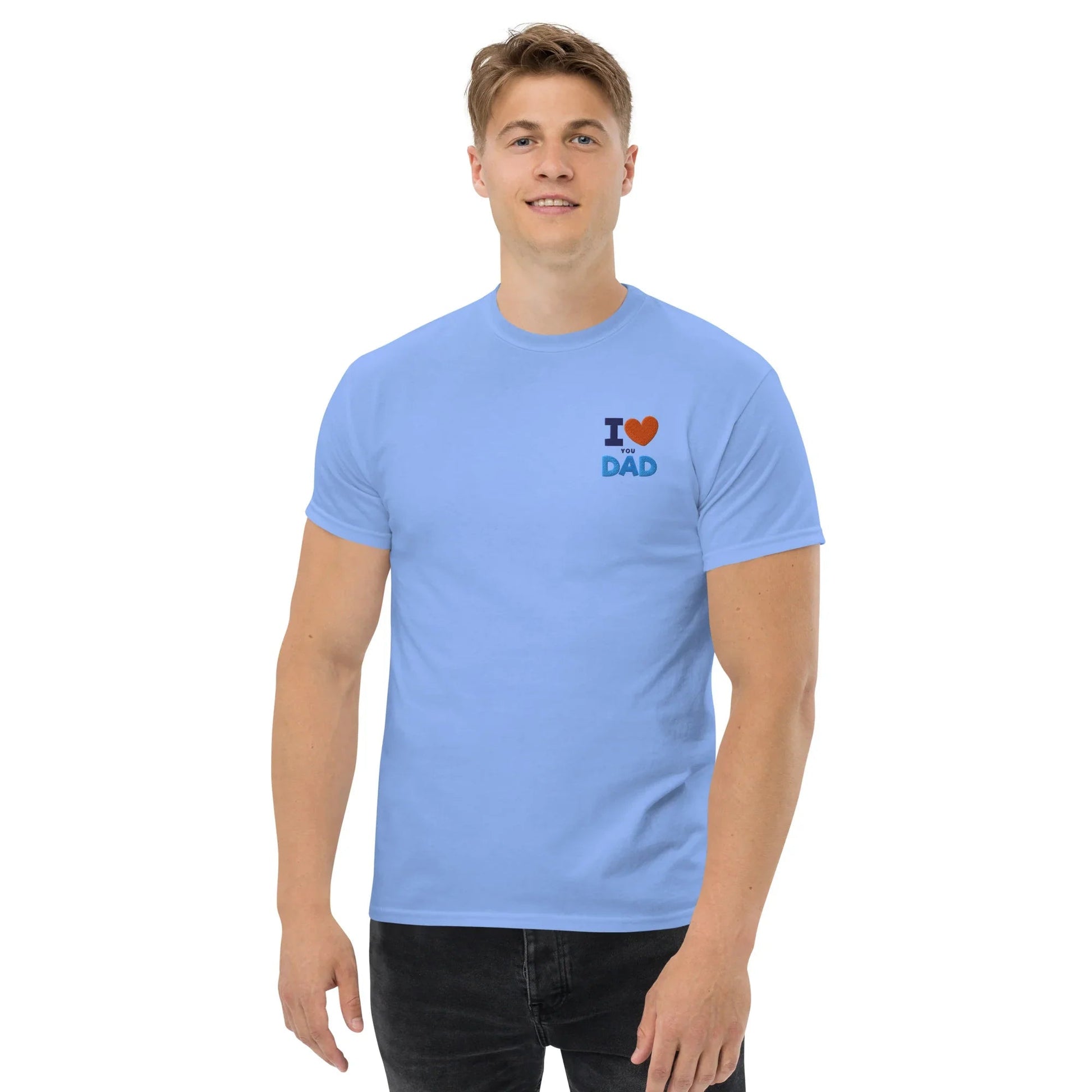 Love DAD T-Shirt,Unisex Classic Tee ,Classic Movies, Funny Movie, News Anchor, Funny Gift For Friend, Comedy, Funny Phrase, Gift For Him, Dad - TINMICO