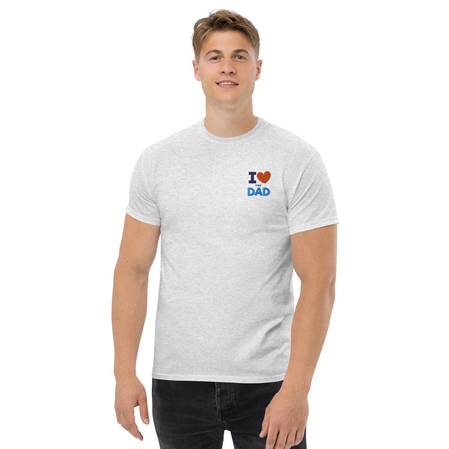 Love DAD T-Shirt,Unisex Classic Tee ,Classic Movies, Funny Movie, News Anchor, Funny Gift For Friend, Comedy, Funny Phrase, Gift For Him, Dad - TINMICO