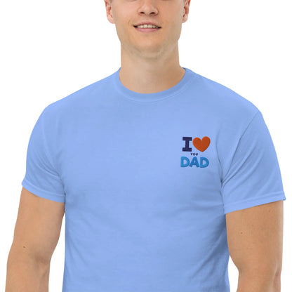 Love DAD T-Shirt,Unisex Classic Tee ,Classic Movies, Funny Movie, News Anchor, Funny Gift For Friend, Comedy, Funny Phrase, Gift For Him, Dad - TINMICO
