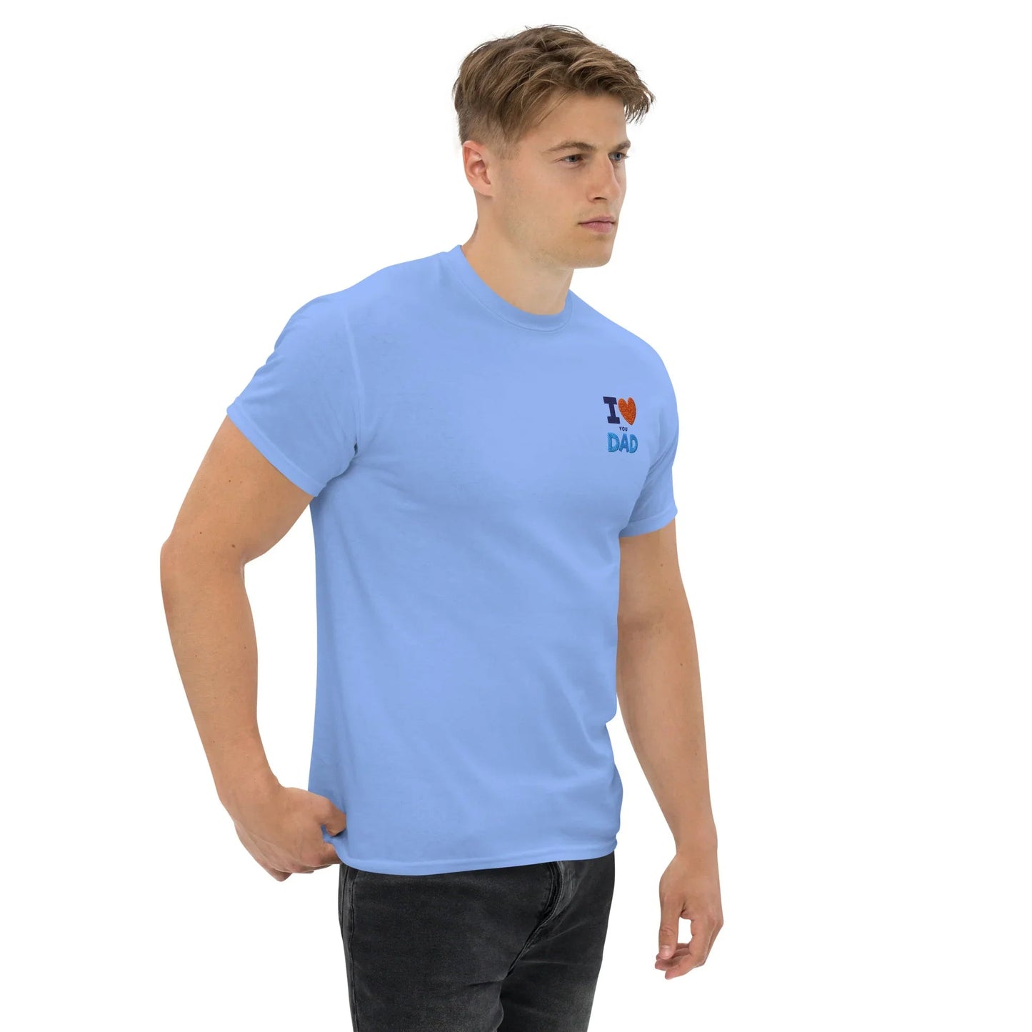 Love DAD T-Shirt,Unisex Classic Tee ,Classic Movies, Funny Movie, News Anchor, Funny Gift For Friend, Comedy, Funny Phrase, Gift For Him, Dad - TINMICO
