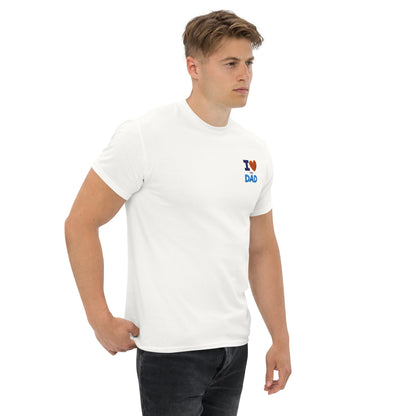 Love DAD T-Shirt,Unisex Classic Tee ,Classic Movies, Funny Movie, News Anchor, Funny Gift For Friend, Comedy, Funny Phrase, Gift For Him, Dad - TINMICO