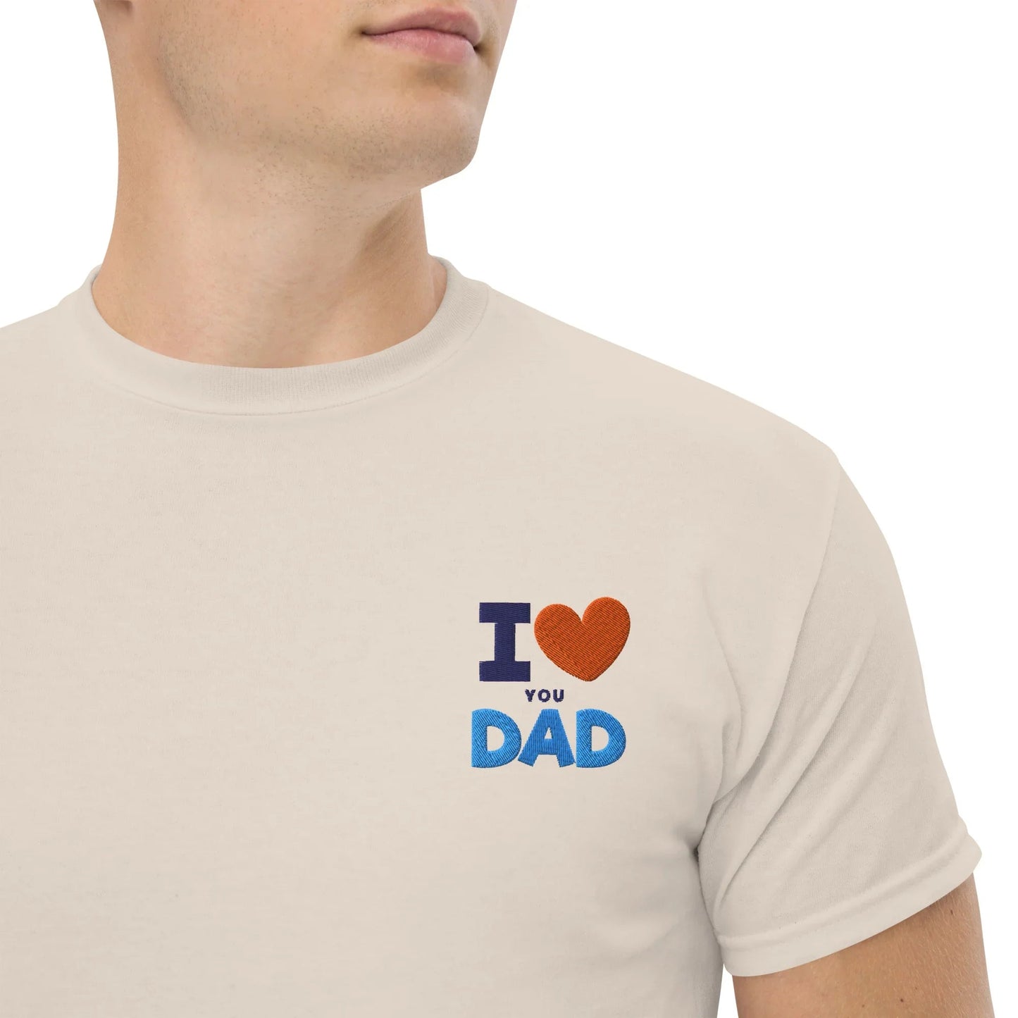 Love DAD T-Shirt,Unisex Classic Tee ,Classic Movies, Funny Movie, News Anchor, Funny Gift For Friend, Comedy, Funny Phrase, Gift For Him, Dad - TINMICO