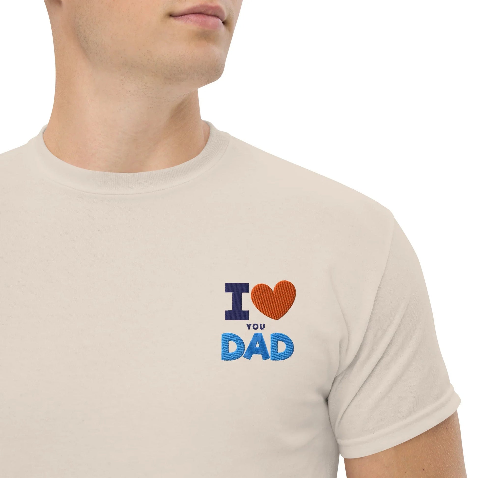 Love DAD T-Shirt,Unisex Classic Tee ,Classic Movies, Funny Movie, News Anchor, Funny Gift For Friend, Comedy, Funny Phrase, Gift For Him, Dad - TINMICO