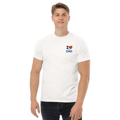 Love DAD T-Shirt,Unisex Classic Tee ,Classic Movies, Funny Movie, News Anchor, Funny Gift For Friend, Comedy, Funny Phrase, Gift For Him, Dad - TINMICO