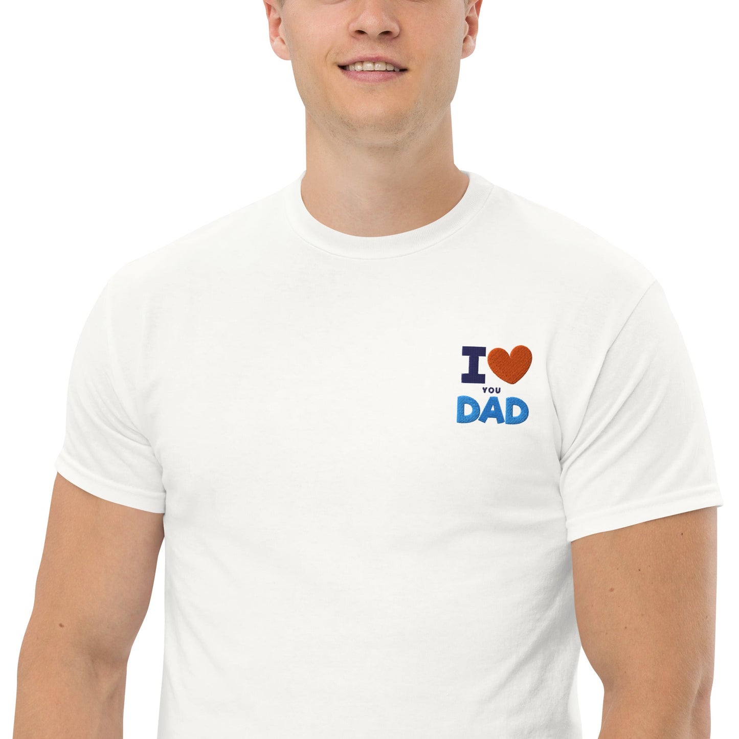 Love DAD T-Shirt,Unisex Classic Tee ,Classic Movies, Funny Movie, News Anchor, Funny Gift For Friend, Comedy, Funny Phrase, Gift For Him, Dad - TINMICO