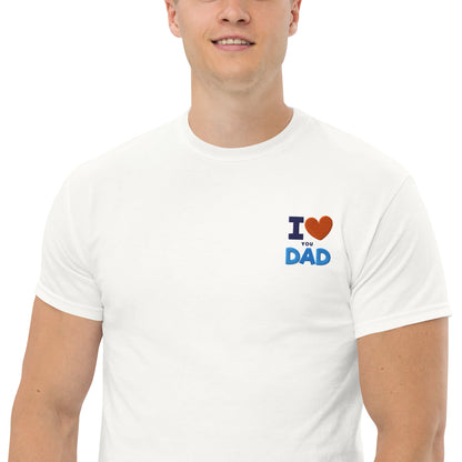 Love DAD T-Shirt,Unisex Classic Tee ,Classic Movies, Funny Movie, News Anchor, Funny Gift For Friend, Comedy, Funny Phrase, Gift For Him, Dad - TINMICO