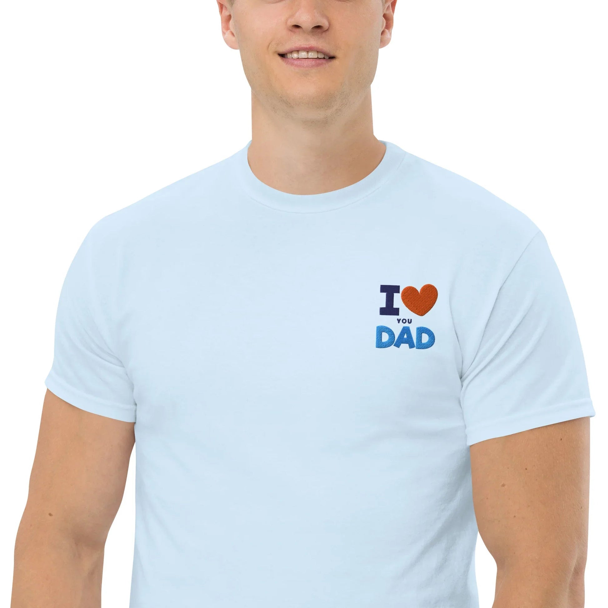 Love DAD T-Shirt,Unisex Classic Tee ,Classic Movies, Funny Movie, News Anchor, Funny Gift For Friend, Comedy, Funny Phrase, Gift For Him, Dad - TINMICO