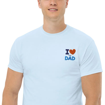 Love DAD T-Shirt,Unisex Classic Tee ,Classic Movies, Funny Movie, News Anchor, Funny Gift For Friend, Comedy, Funny Phrase, Gift For Him, Dad - TINMICO