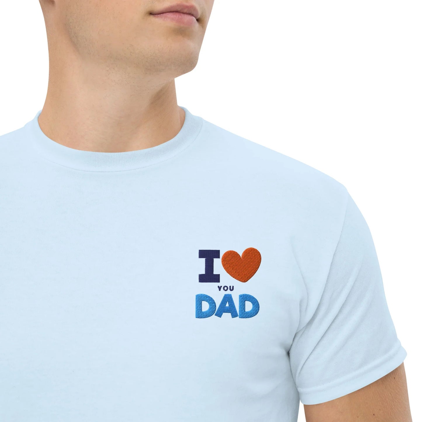 Love DAD T-Shirt,Unisex Classic Tee ,Classic Movies, Funny Movie, News Anchor, Funny Gift For Friend, Comedy, Funny Phrase, Gift For Him, Dad - TINMICO