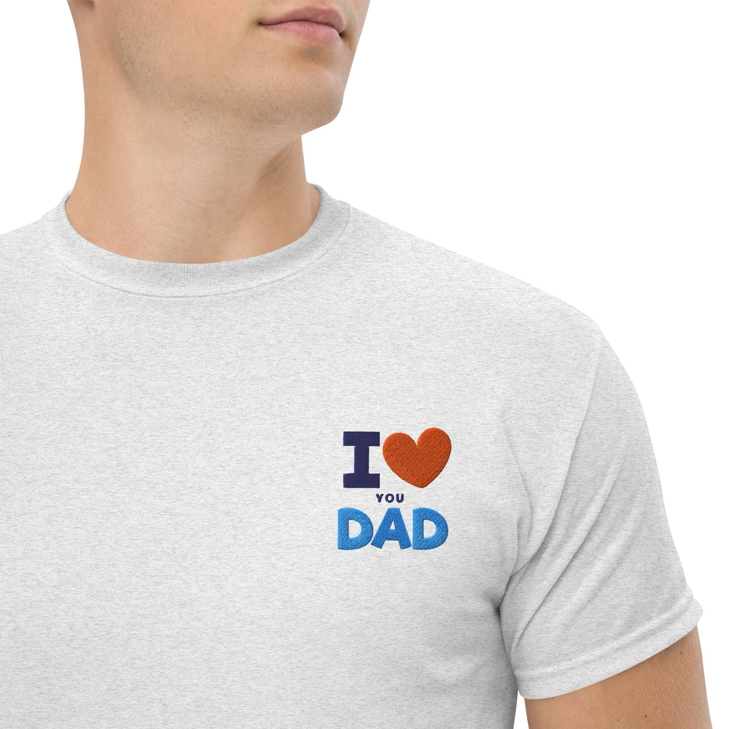 Love DAD T-Shirt,Unisex Classic Tee ,Classic Movies, Funny Movie, News Anchor, Funny Gift For Friend, Comedy, Funny Phrase, Gift For Him, Dad - TINMICO