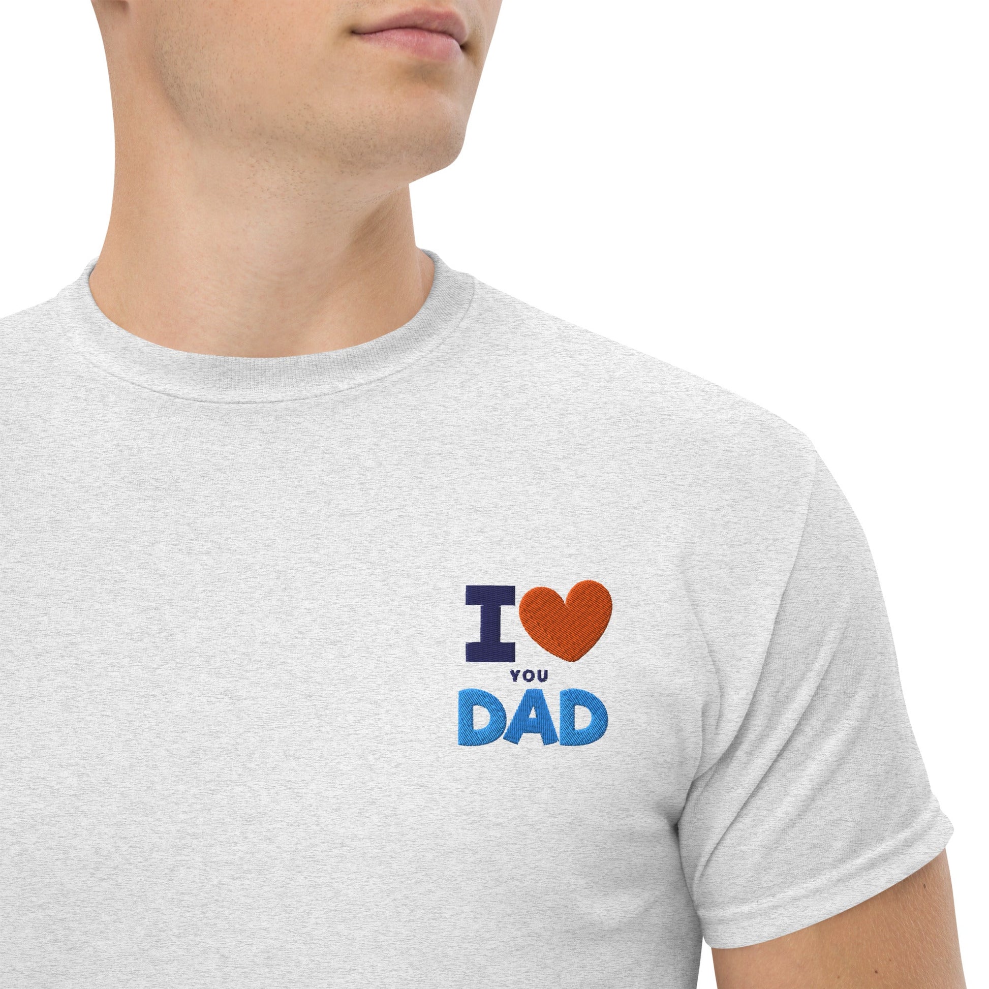 Love DAD T-Shirt,Unisex Classic Tee ,Classic Movies, Funny Movie, News Anchor, Funny Gift For Friend, Comedy, Funny Phrase, Gift For Him, Dad - TINMICO