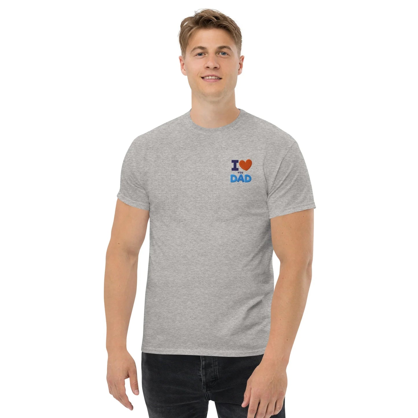 Love DAD T-Shirt,Unisex Classic Tee ,Classic Movies, Funny Movie, News Anchor, Funny Gift For Friend, Comedy, Funny Phrase, Gift For Him, Dad - TINMICO