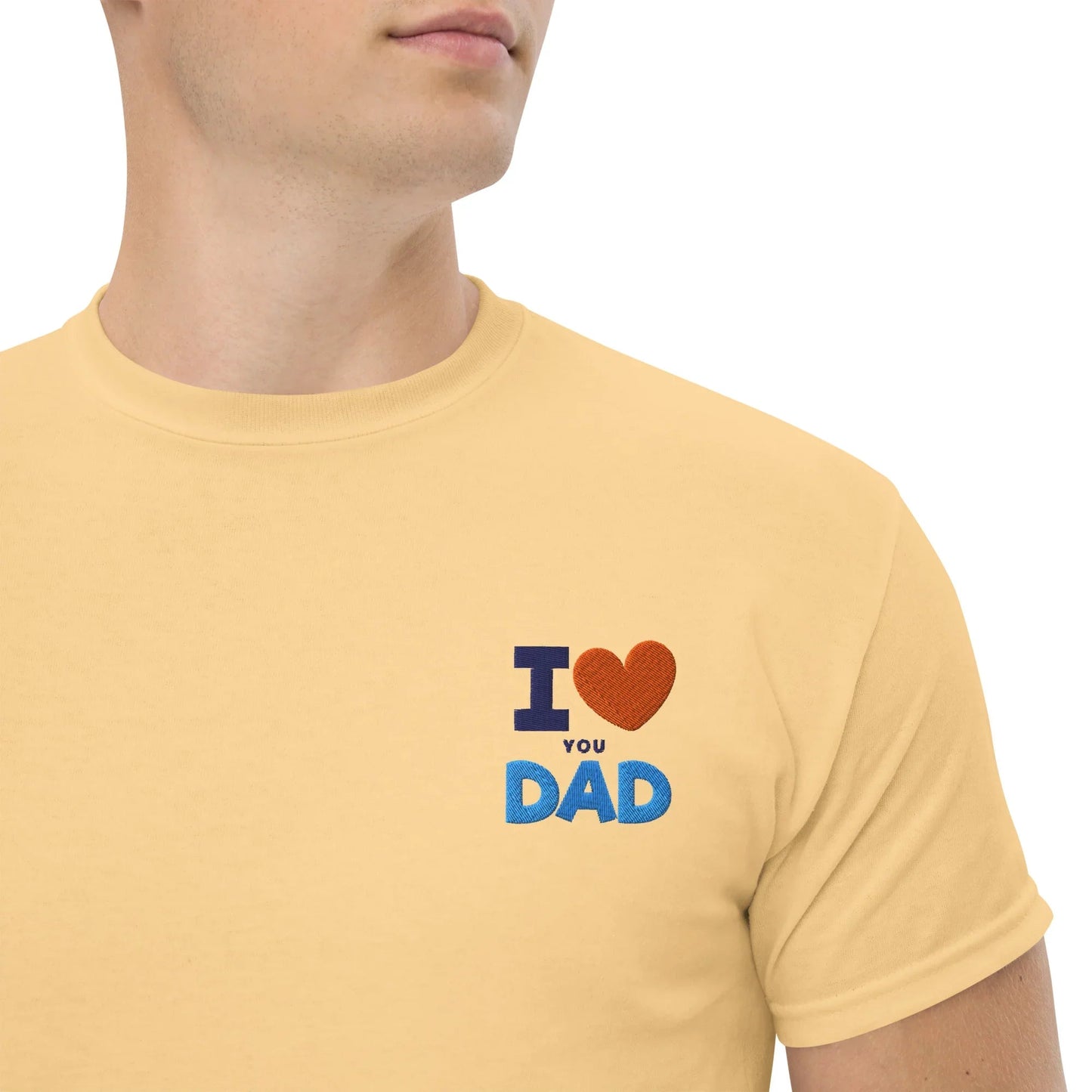Love DAD T-Shirt,Unisex Classic Tee ,Classic Movies, Funny Movie, News Anchor, Funny Gift For Friend, Comedy, Funny Phrase, Gift For Him, Dad - TINMICO