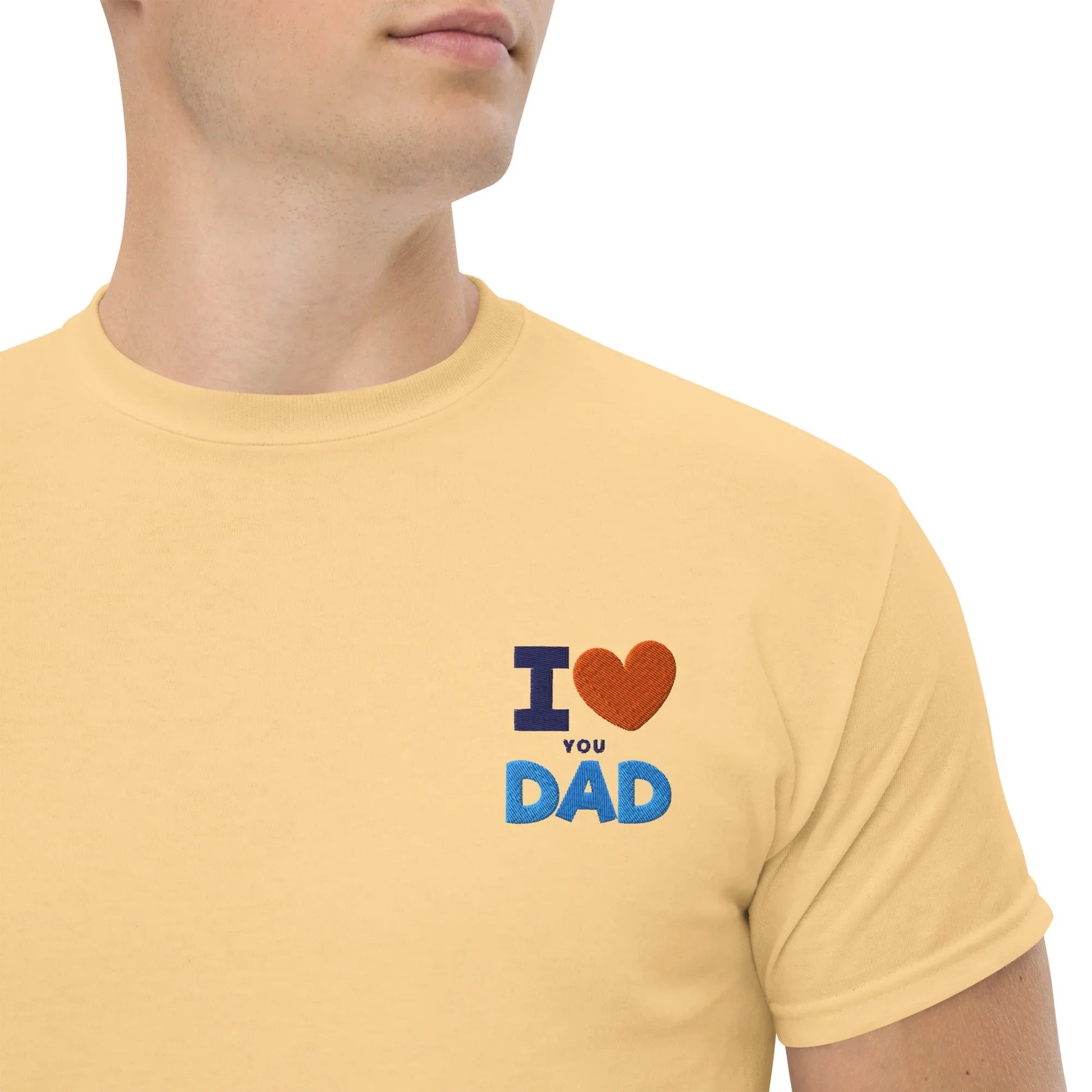 Love DAD T-Shirt,Unisex Classic Tee ,Classic Movies, Funny Movie, News Anchor, Funny Gift For Friend, Comedy, Funny Phrase, Gift For Him, Dad - TINMICO