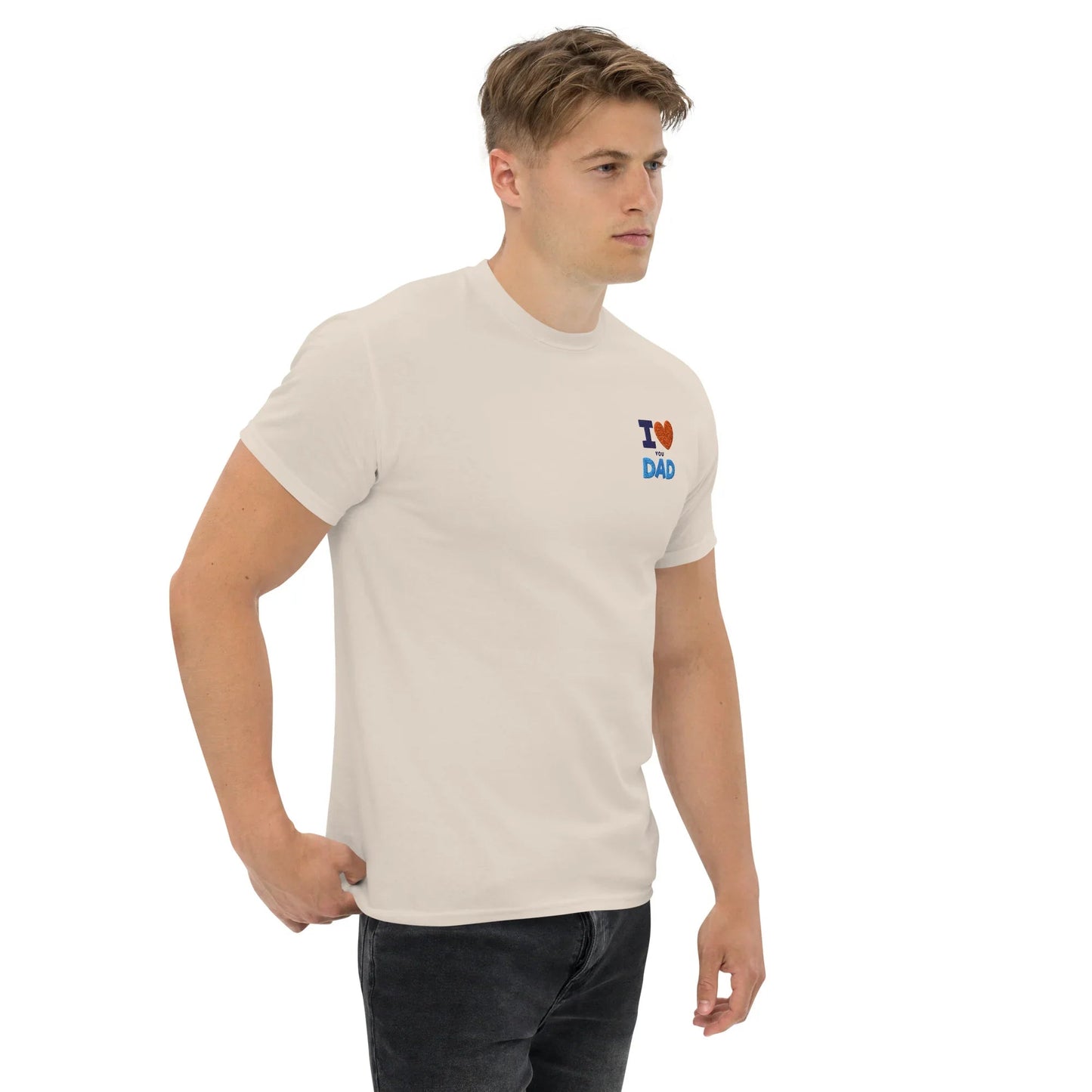 Love DAD T-Shirt,Unisex Classic Tee ,Classic Movies, Funny Movie, News Anchor, Funny Gift For Friend, Comedy, Funny Phrase, Gift For Him, Dad - TINMICO