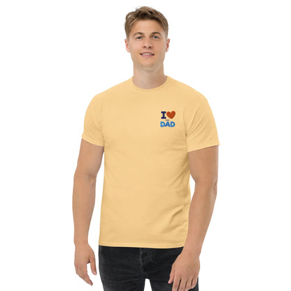 Love DAD T-Shirt,Unisex Classic Tee ,Classic Movies, Funny Movie, News Anchor, Funny Gift For Friend, Comedy, Funny Phrase, Gift For Him, Dad - TINMICO