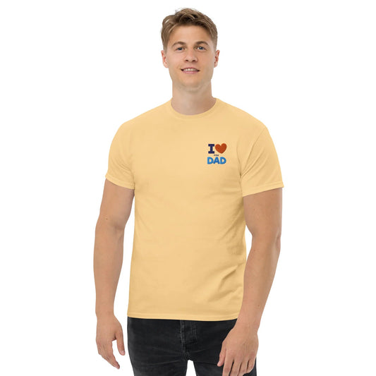 Love DAD T-Shirt,Unisex Classic Tee ,Classic Movies, Funny Movie, News Anchor, Funny Gift For Friend, Comedy, Funny Phrase, Gift For Him, Dad - TINMICO