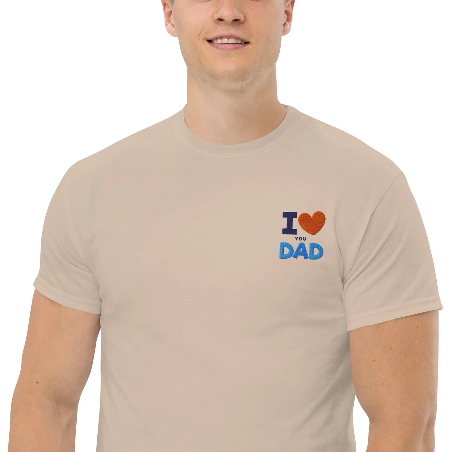 Love DAD T-Shirt,Unisex Classic Tee ,Classic Movies, Funny Movie, News Anchor, Funny Gift For Friend, Comedy, Funny Phrase, Gift For Him, Dad - TINMICO