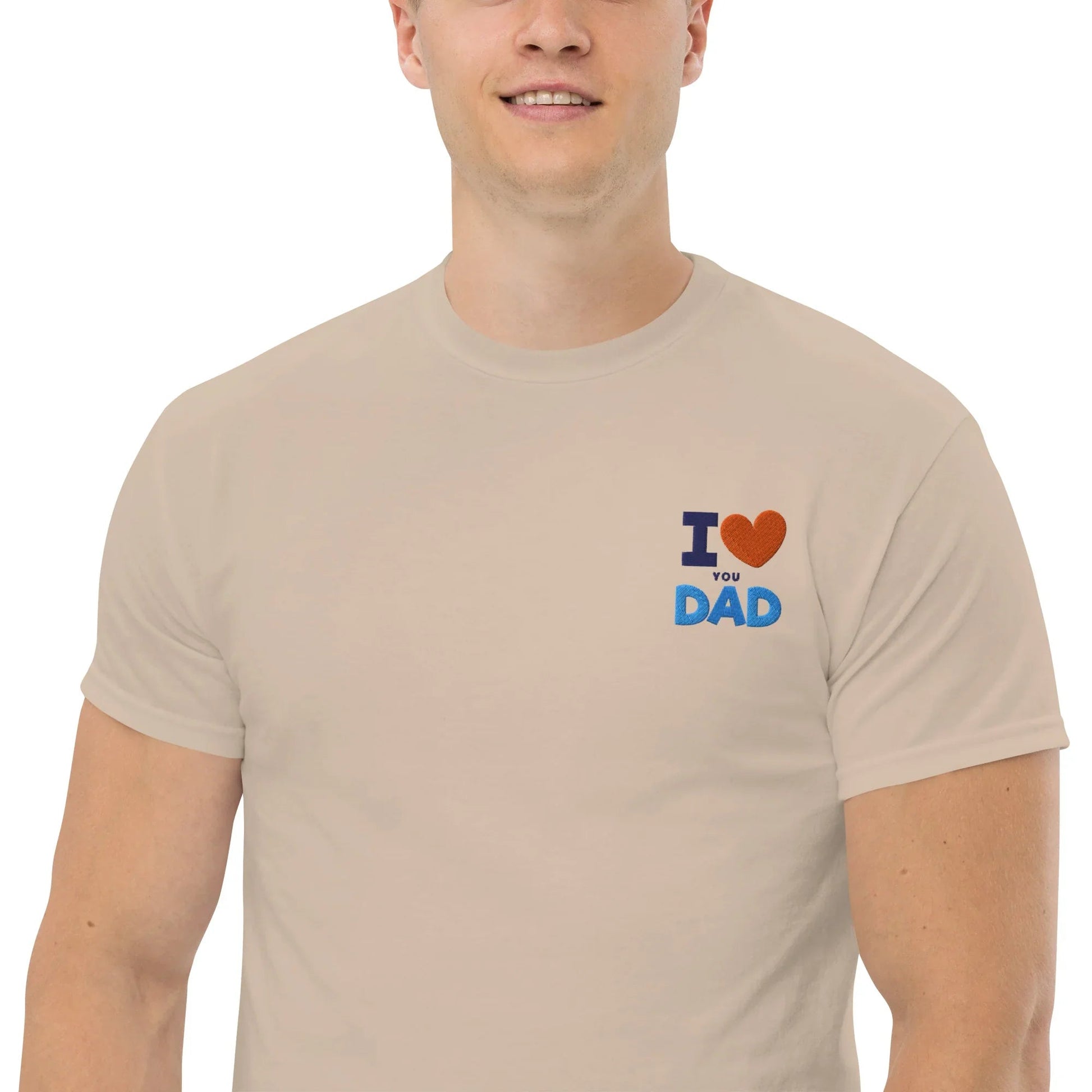 Love DAD T-Shirt,Unisex Classic Tee ,Classic Movies, Funny Movie, News Anchor, Funny Gift For Friend, Comedy, Funny Phrase, Gift For Him, Dad - TINMICO