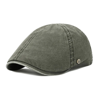 Man's Beret Cotton Gatsby Hat Ivy Cap Irish Hunting Newsboy Cap Flat Cap Cabbie Hats Driving Golf Caps | TINMICO - TINMICO
