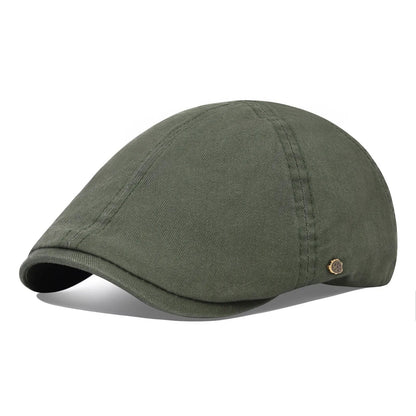 Man's Beret Cotton Gatsby Hat Ivy Cap Irish Hunting Newsboy Cap Flat Cap Cabbie Hats Driving Golf Caps | TINMICO - TINMICO