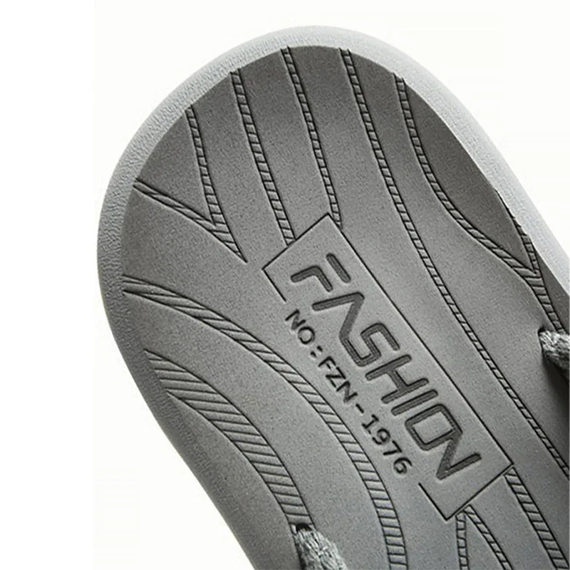 Men's Flip Flops Casual Beach Shoes Large Size Men Sandals Summer Leisure anti slip Leisure anti slip | TINMICO - TINMICO