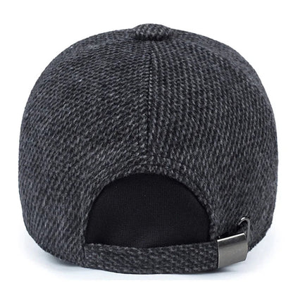 New Autumn winter Men baseball Cap winter warm hat with ear thick winter Thicken TINMICO - TINMICO